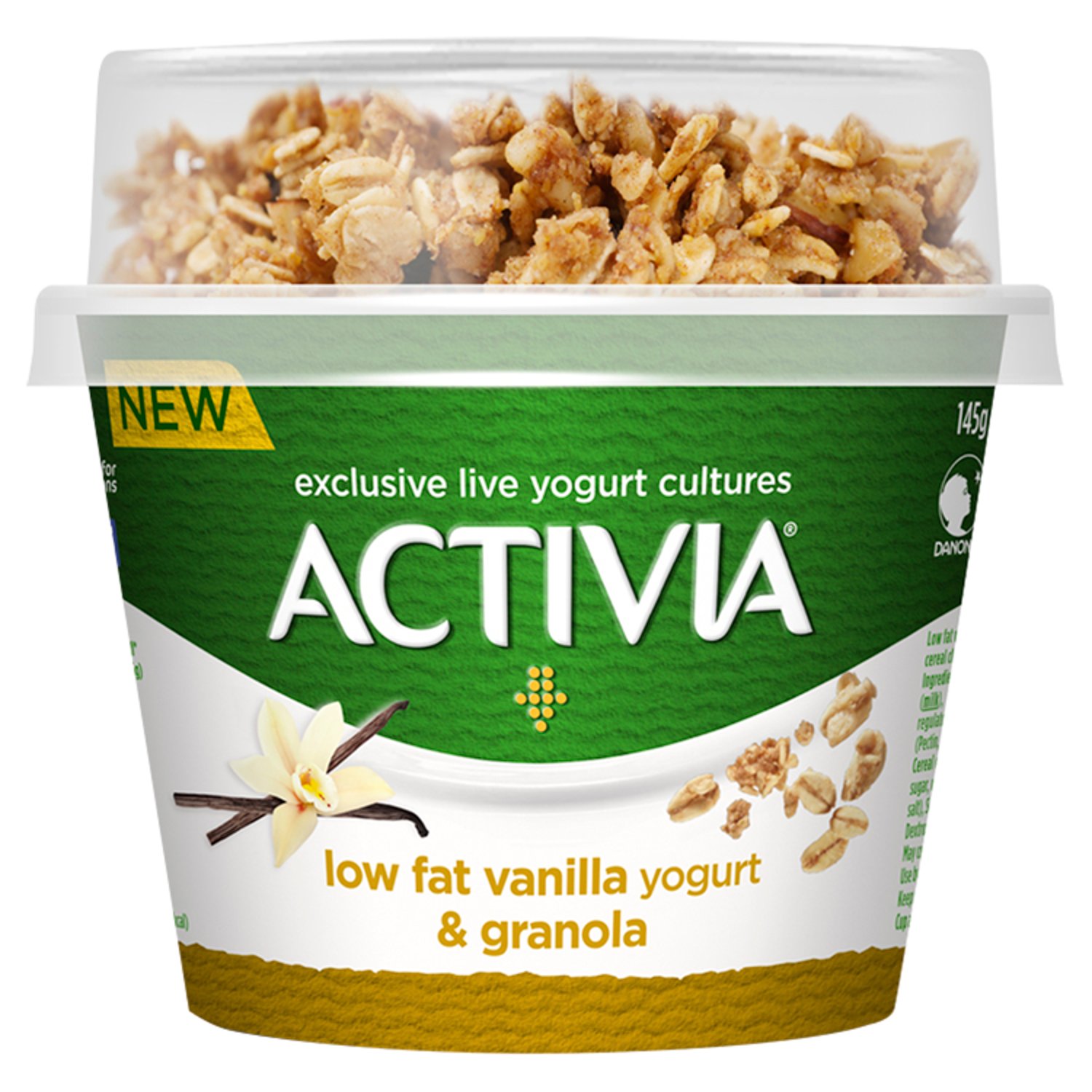 Activia Low Fat Vanilla Yogurt & Granola (165 g)