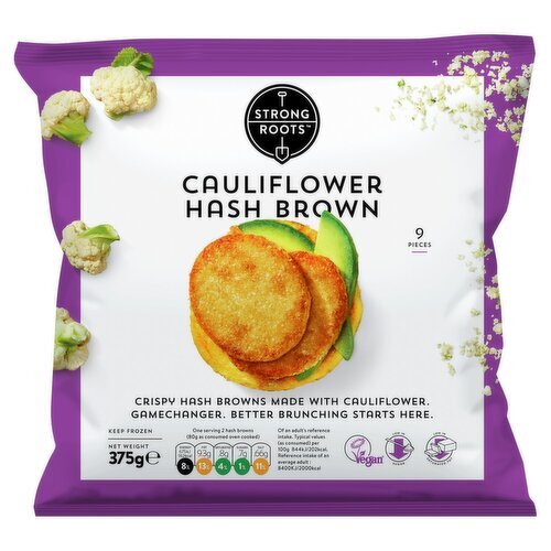 Strong Roots Cauliflower Hash Brown (375 g)