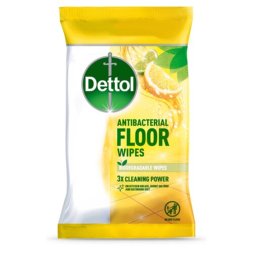 Dettol Citrus Floor Wipes 25 Pack (25 Piece)