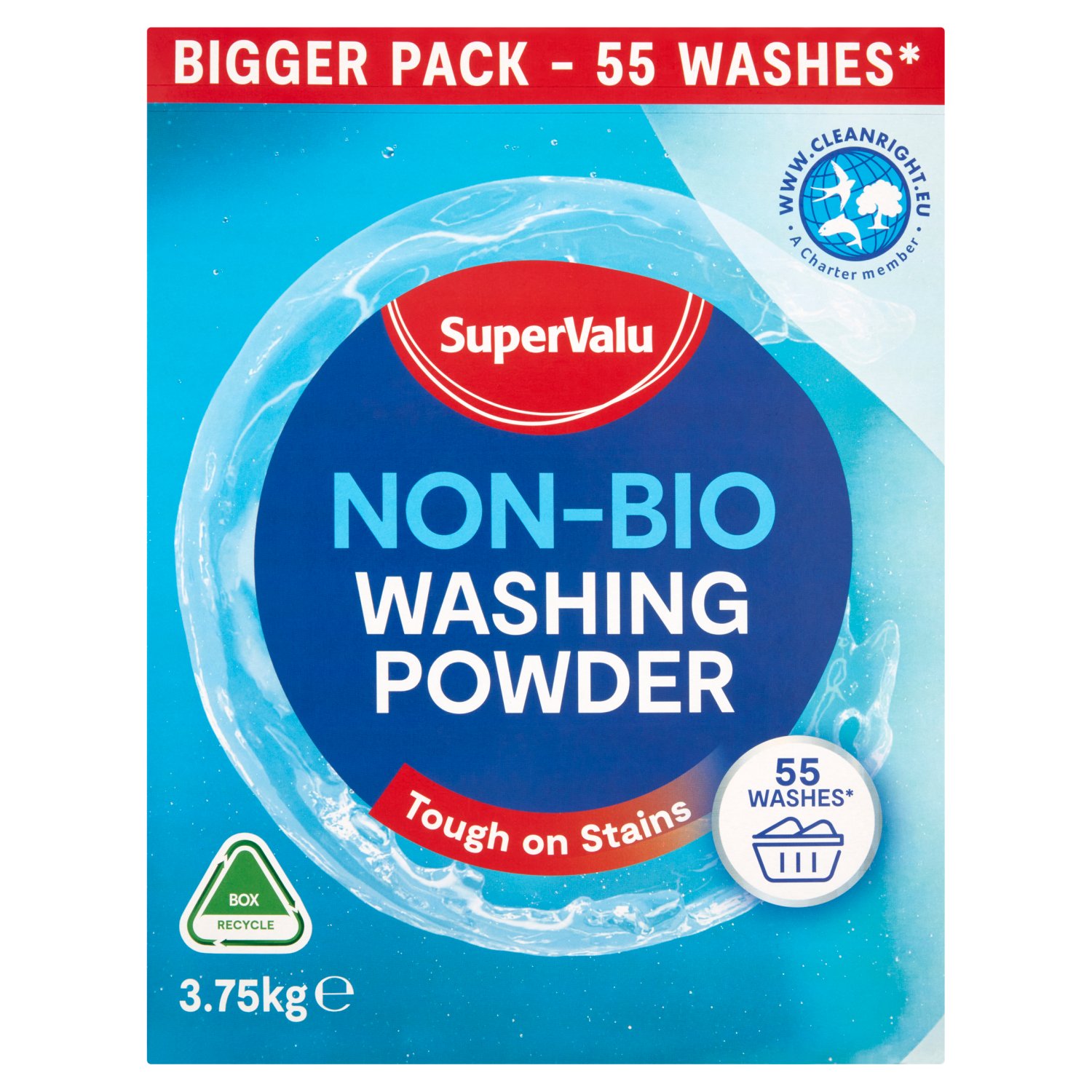 SuperValu Non Bio Washing Powder 55 Washes (3.575 kg)