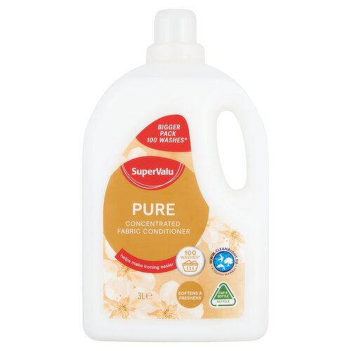 SuperValu Pure Fabric Conditioner 100 Washes (3 L)