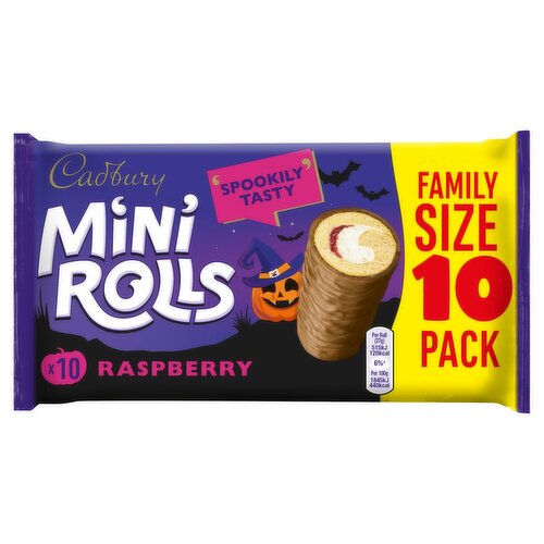 Cadbury Raspberry Mini Rolls 10 Pack (275 g)