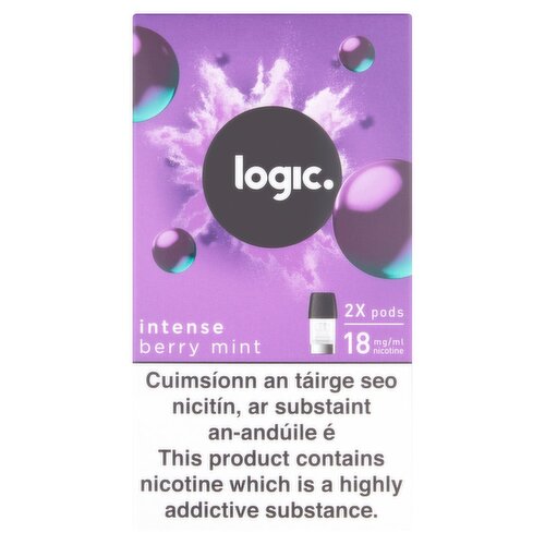 Logic Intense Berry Mint E-Liquid Pods 18mg (6 g)