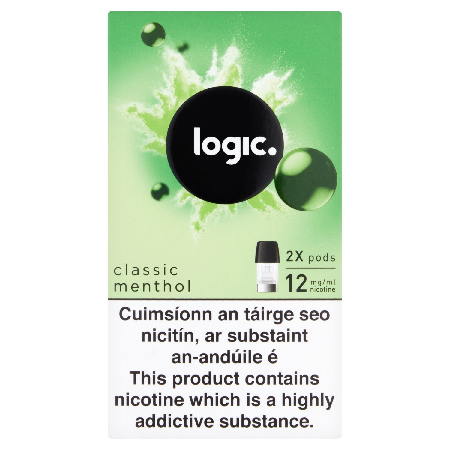 Logic Menthol E-Liquid Pods 12mg (6 g)
