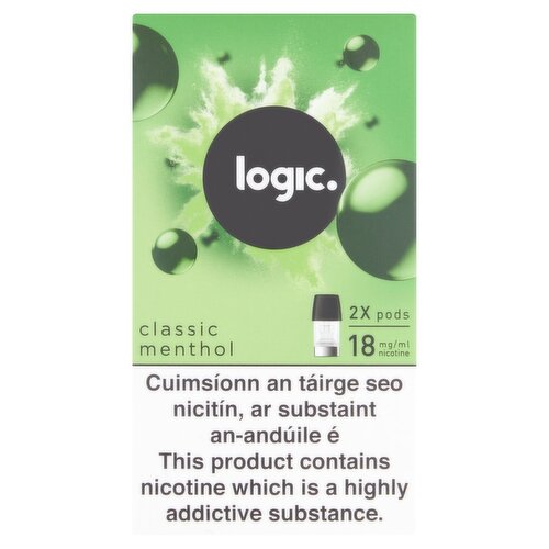 Logic Menthol ELiquid Pods 18mg (6 g)