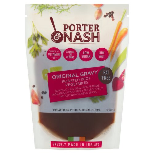 Porter & Nash Plant based Gravy made with Roasted Root Vegetables. (300 ml)