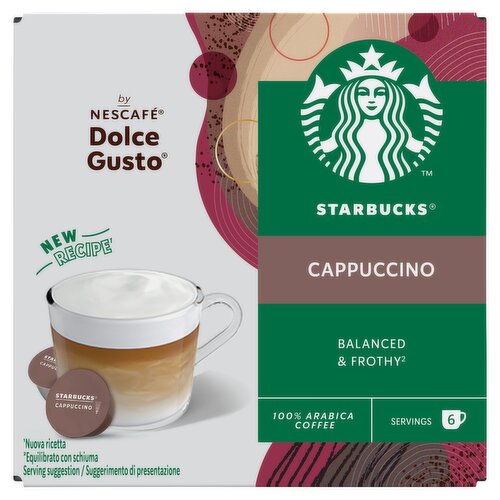 Starbucks Cappuccinno Coffee Capsules 12 Pack (120 g)