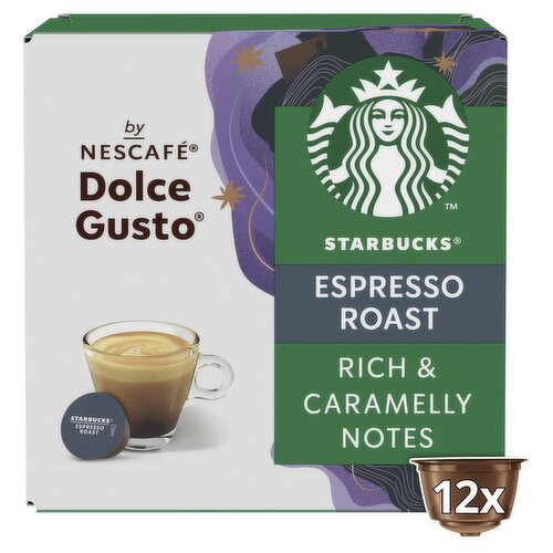 Starbucks Espresso Roast Coffee Capsules 12 Pack (66 g)