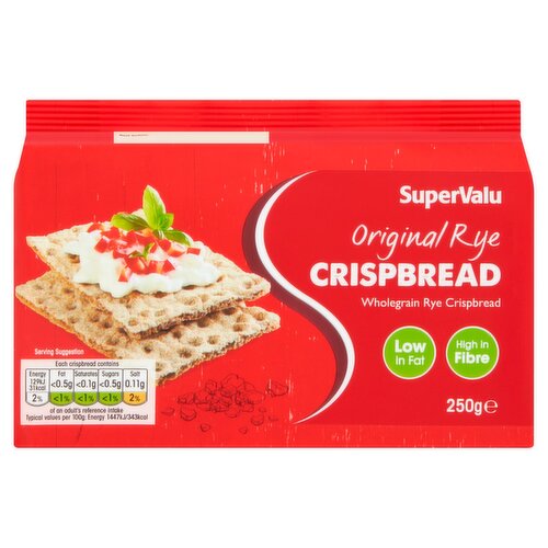 SuperValu Crispbread Original Wholegrain Rye (250 g)