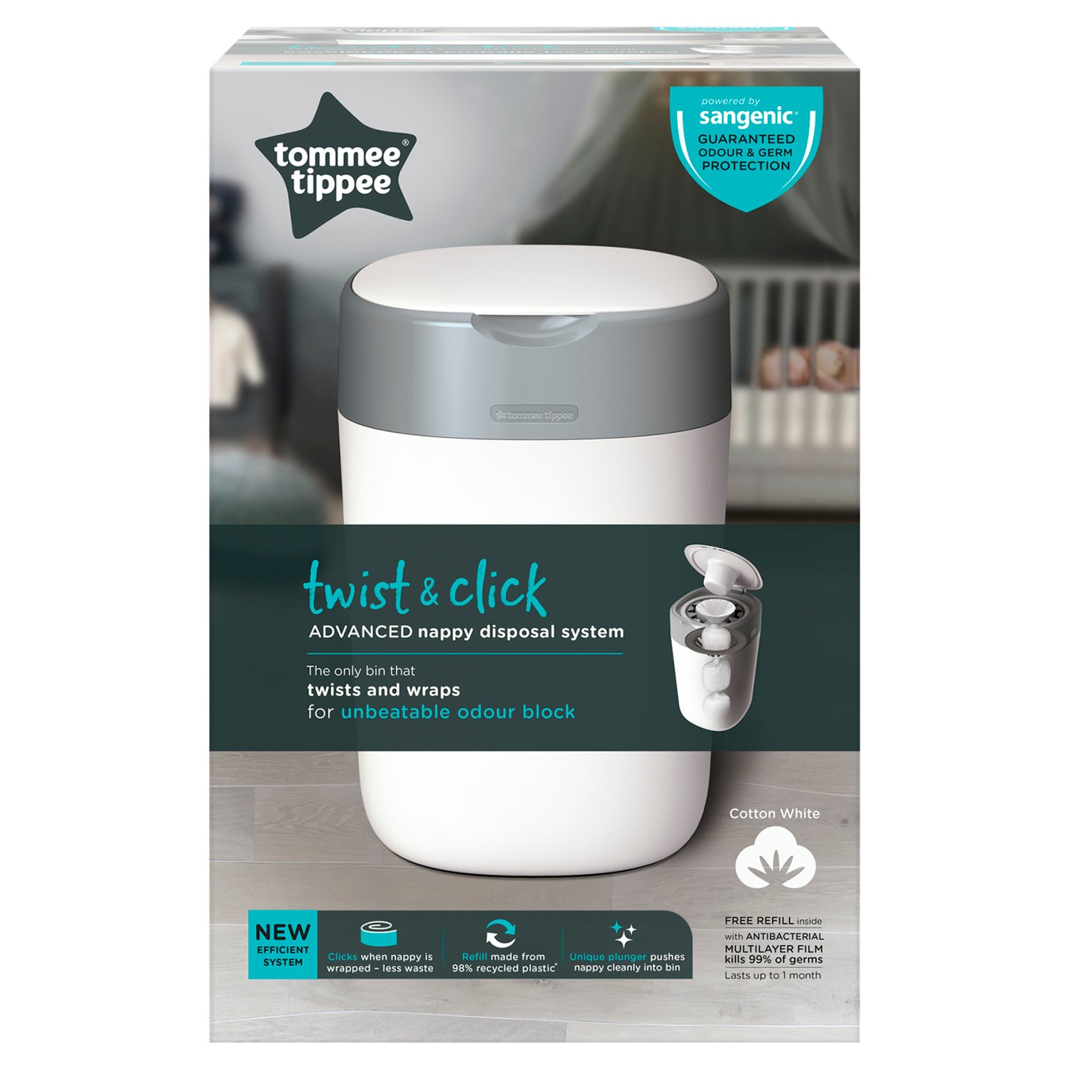 Tommee Tippee Advanced Nappy Disposal System (1 Piece)
