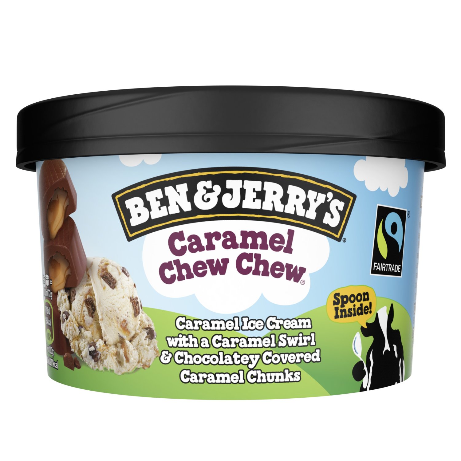 Ben and Jerrys Caramel Chew Chew Ice Cream (100 ml)