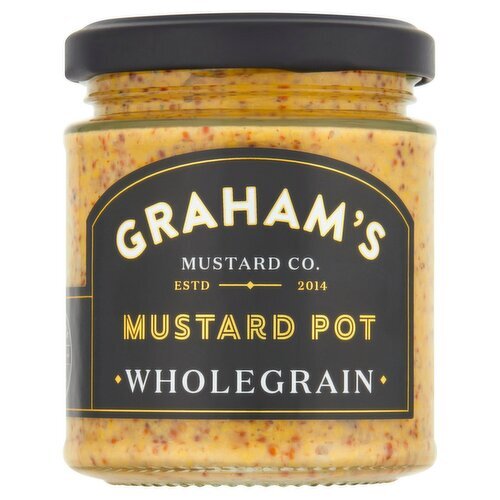 Graham's Mustard Co. Mustard Pot Wholegrain (210 g)