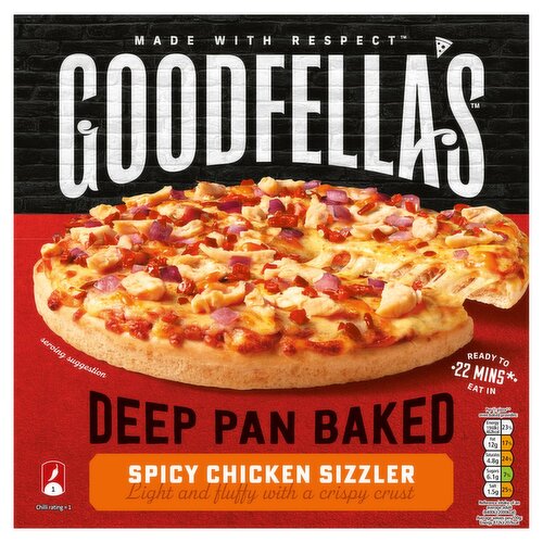 Goodfella's Deep Pan Spicy Chicken Sizzler Pizza (438 g)