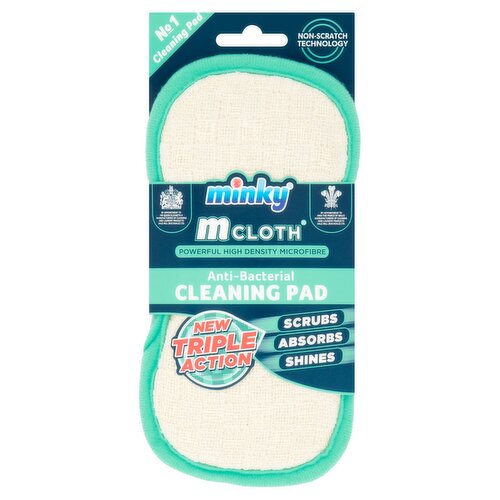 Minky M Cloth Anti Bacterial Cleaning Pad (1 Piece)