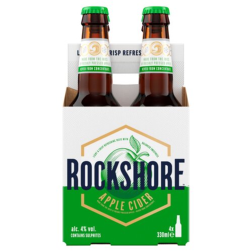 Rockshore Apple Cider Bottles 4 Pack (330 ml)