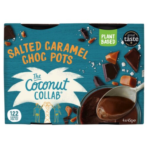 The Coconut Collaborative Salted Caramel Pots 4 Pack (45 g)