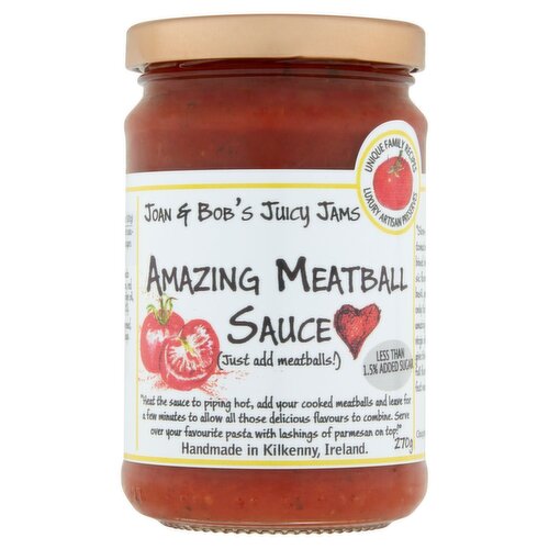 Joan And Bobs Juicy Jams Amazing Meatball  Sauce (440 g)