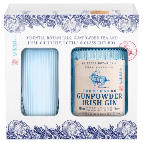 Drumshanbo Gunpowder Irish Gin Glass Pack (50 cl)
