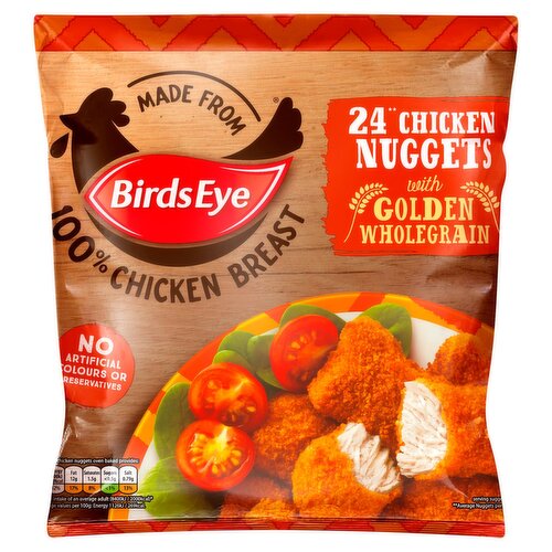 Birds Eye Wholegrain Chicken Nuggets 24 Pack (379 g)