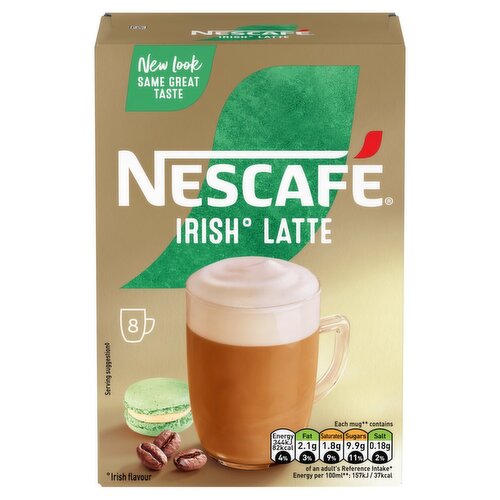 Nescafe Gold Irish Latte 8 sachets Case (158.4 g)