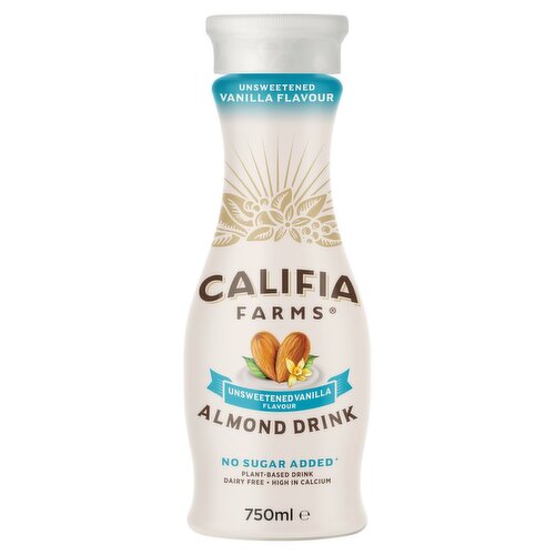 Califia Farms Almond Unsweetened Vanilla Drink (750 ml)