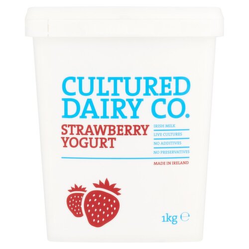 The Cultured Dairy Co. Strawberry Yogurt (1 L)