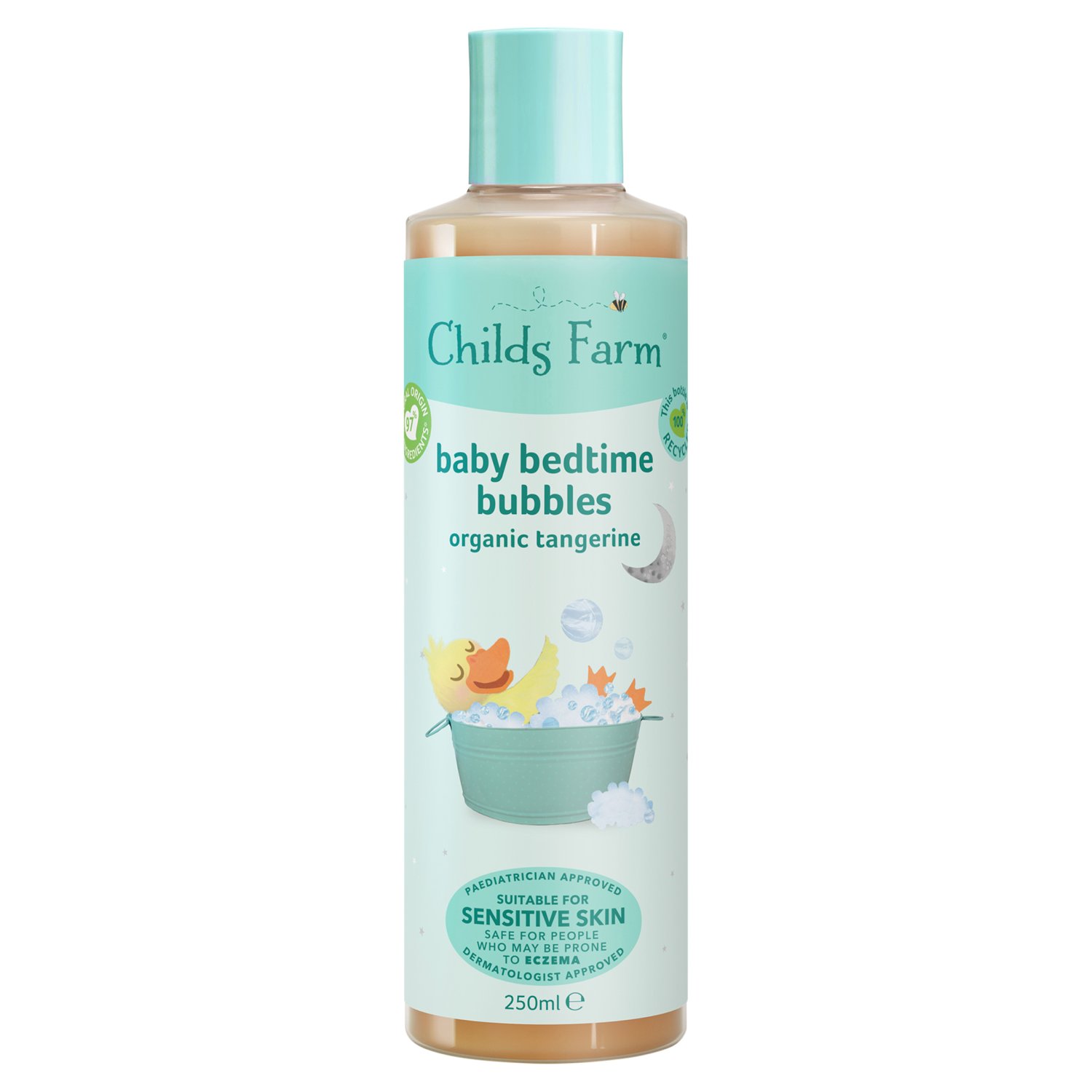 Childs Farm Baby Bedtime Bubbles Organic Tangerine Oil (250 ml)