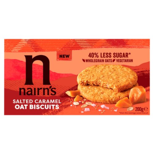 Nairns Salted Caramel Oat Biscuits (200 g)