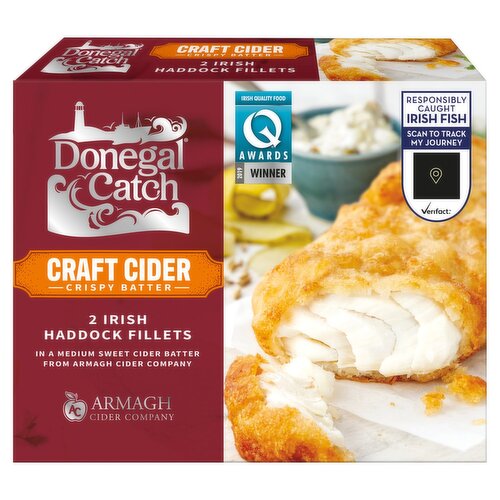 Donegal Catch Cider Battered Haddock Fillets 2 Pack (270 g) Storefront EN