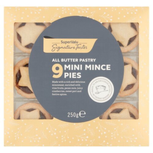 Signature Tastes Mini Mince Pies 9 Pack (250 g) - Storefront EN