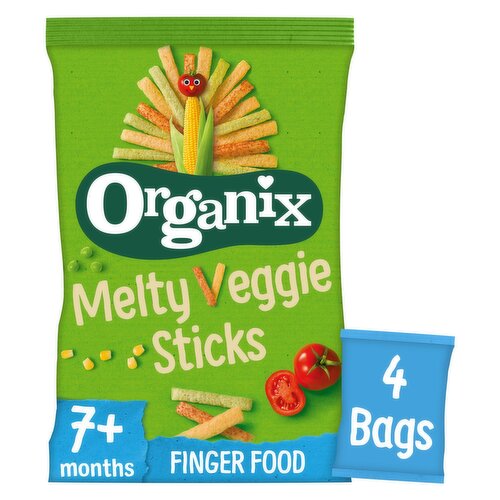 Organix Melty Veggie Sticks 4 Pack 7+ Months (60 g)