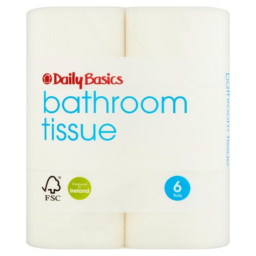Daily Basics Value Toilet Tissue (6 Roll)
