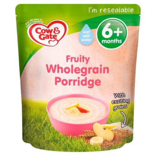 Cow & Gate Fruity Wholegrain Porridge 6+ Months (125 g)