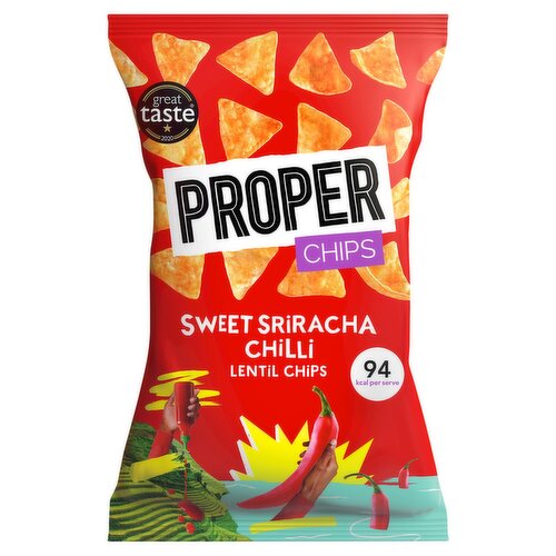 Proper Chips Sweet Siracha Chilli Lentil (85 g)