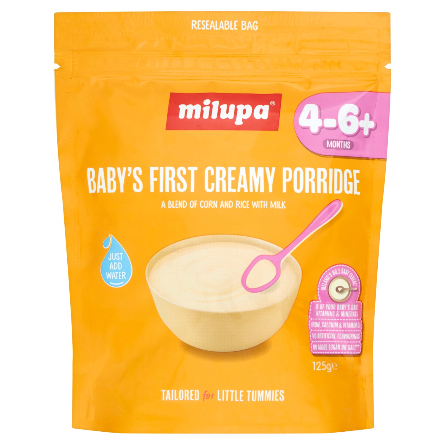 Milupa First Creamy Porridge 4-6+ Months (125 g)