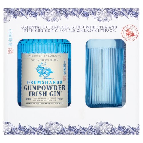 Drumshanbo Gunpowder Irish Gin Glass Pack (70 cl)