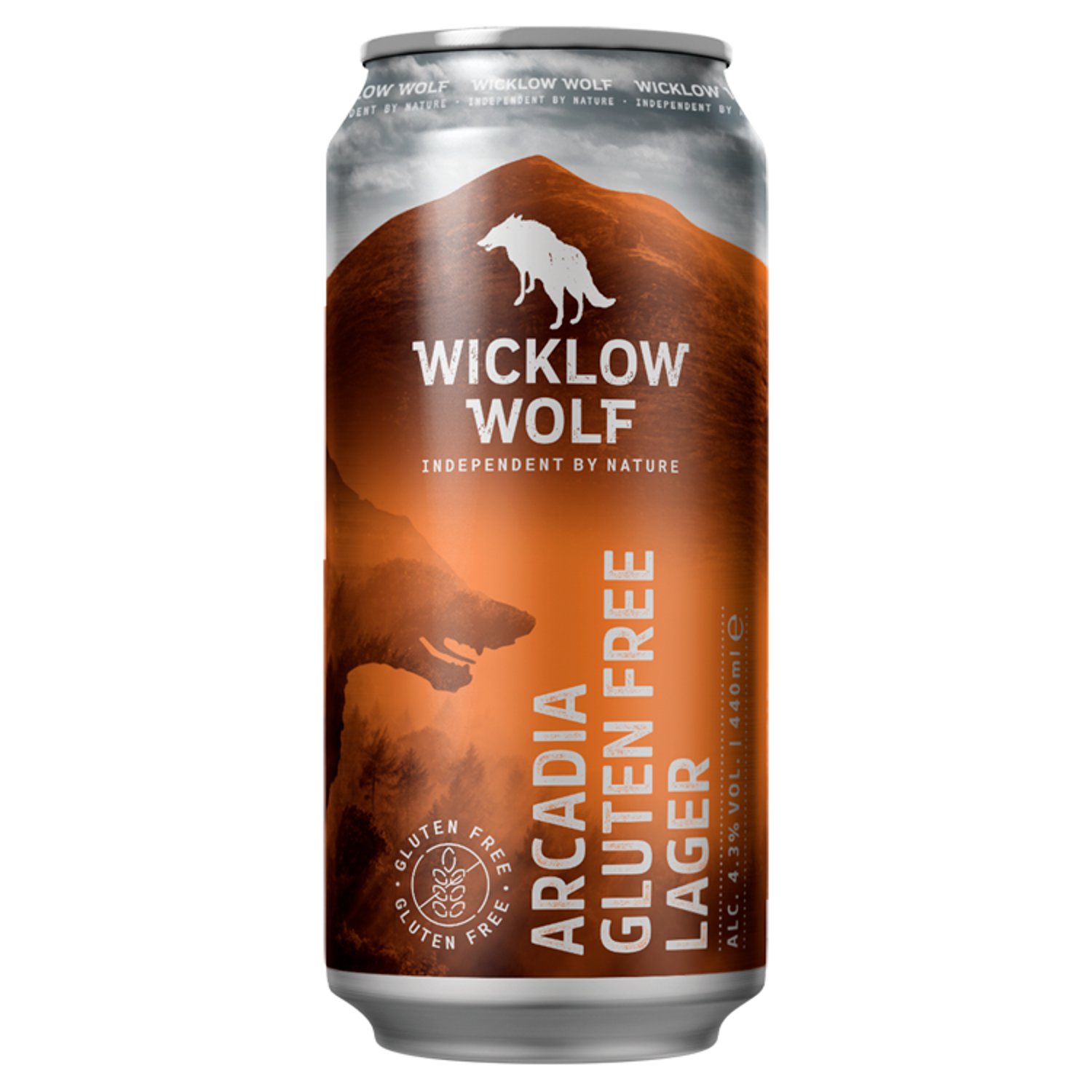 Wicklow Wolf Arcadia Gluten Free Lager Can (440 ml)