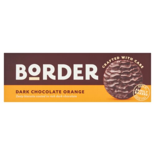 Border Biscuits Dark Choc Ginger & Orange (150 g)