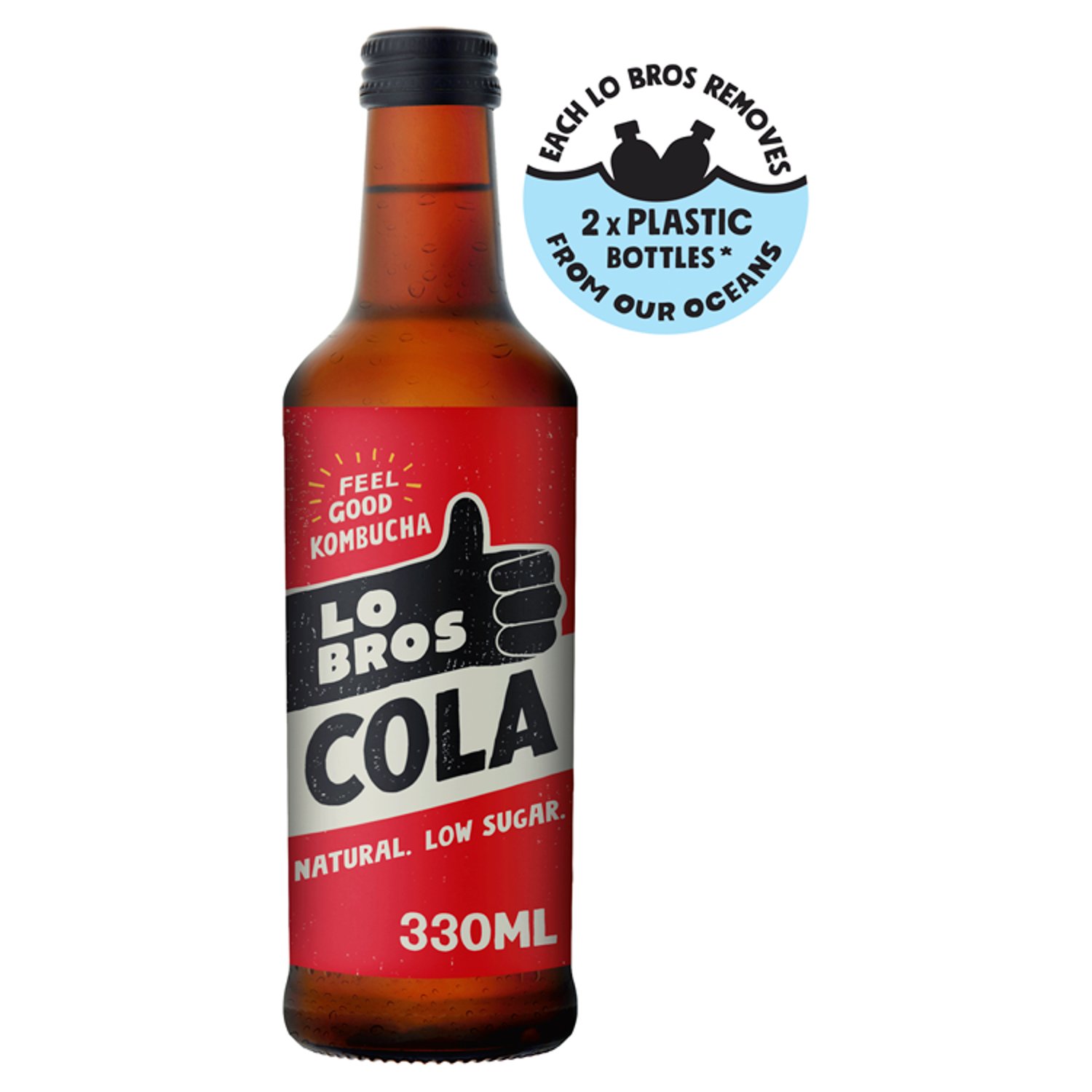 Lo Bros Organic Kombucha - Cola (330 ml)