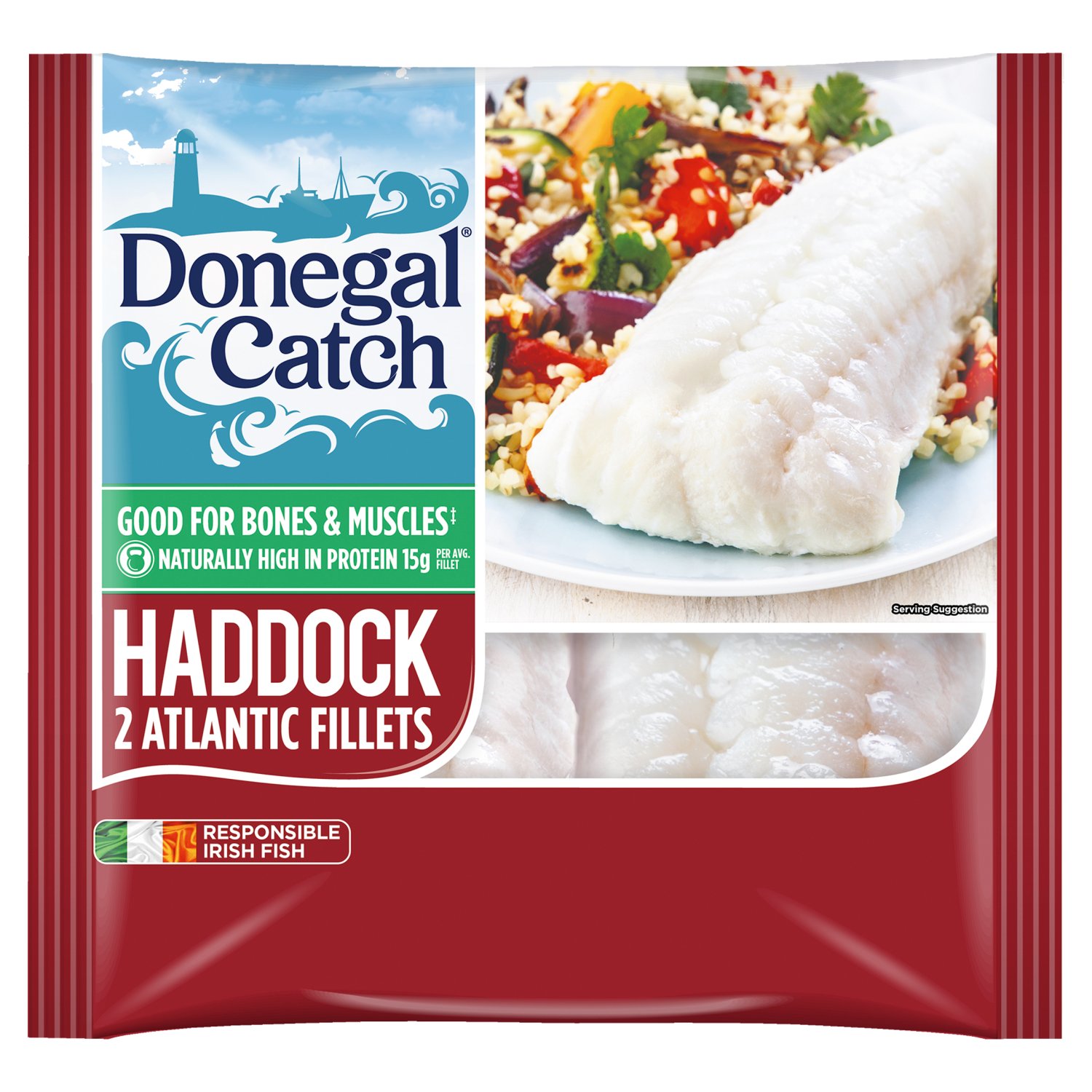 Good for bones & muscles‡
‡ Protein contributes to growth in muscle mass and helps to maintain normal bones.

Vitamin B12 helps reduce tiredness
Omega 3 helps normal function of the heart

Haddock has a sweeter and fuller flavour than other white fish.