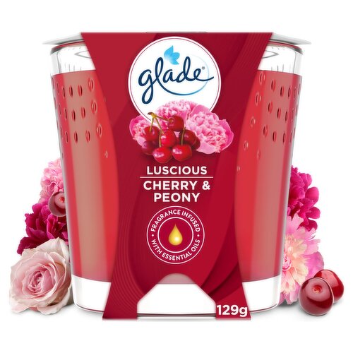 Glade Cherry & Peony Candle (129 g)