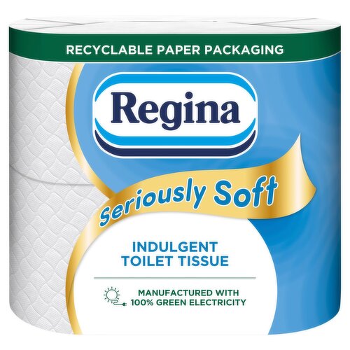 Regina Seriously Soft Toilet Tissue (4 Roll)