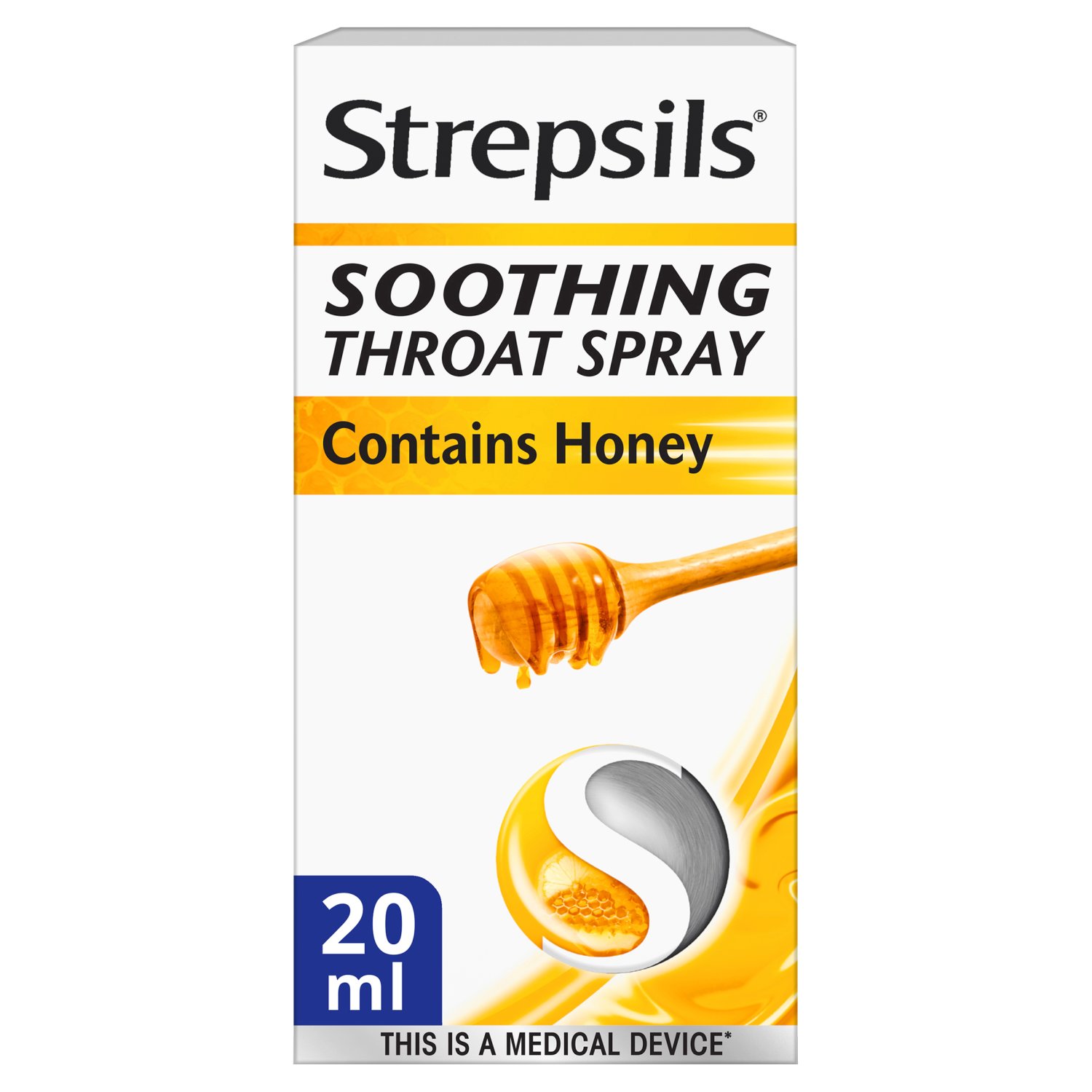 Strepsils Honey & Lemon Throat Spray (20 ml)