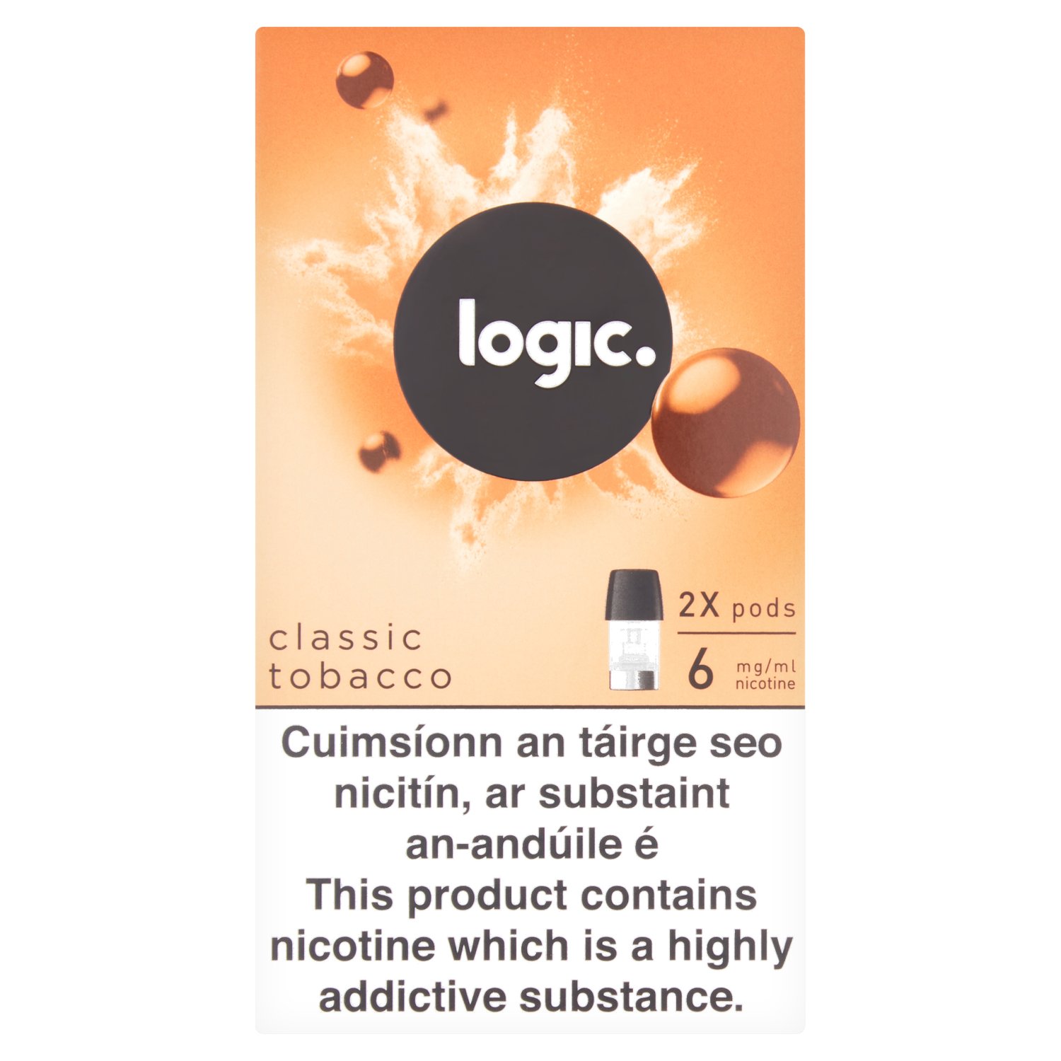 Logic Tobacco E-Liquid Pods 6mg (1 Piece)