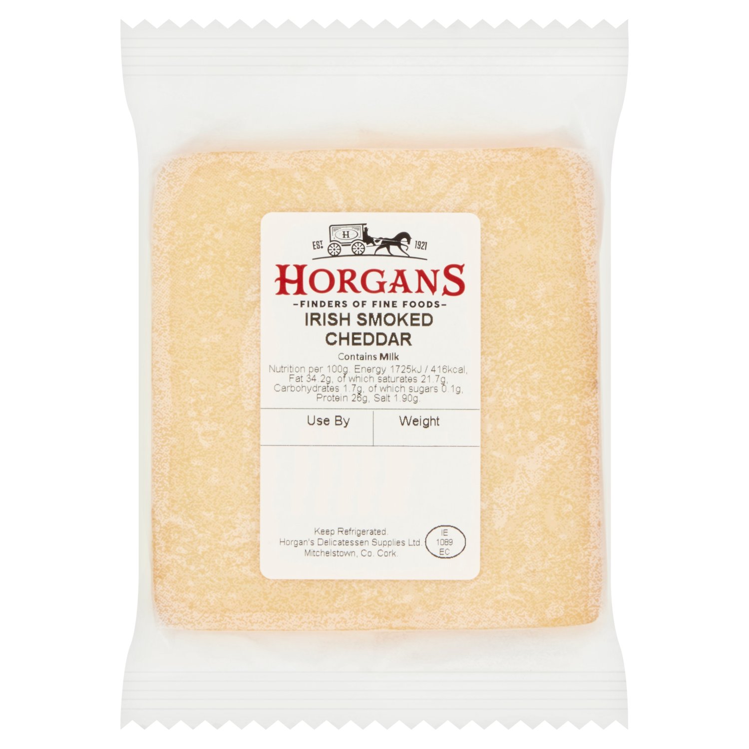 Horgans Irish Oak Smoked Cheddar (150 g)