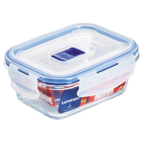 Luminarc Pure Box Active Glass Food Storage Container with Sliding