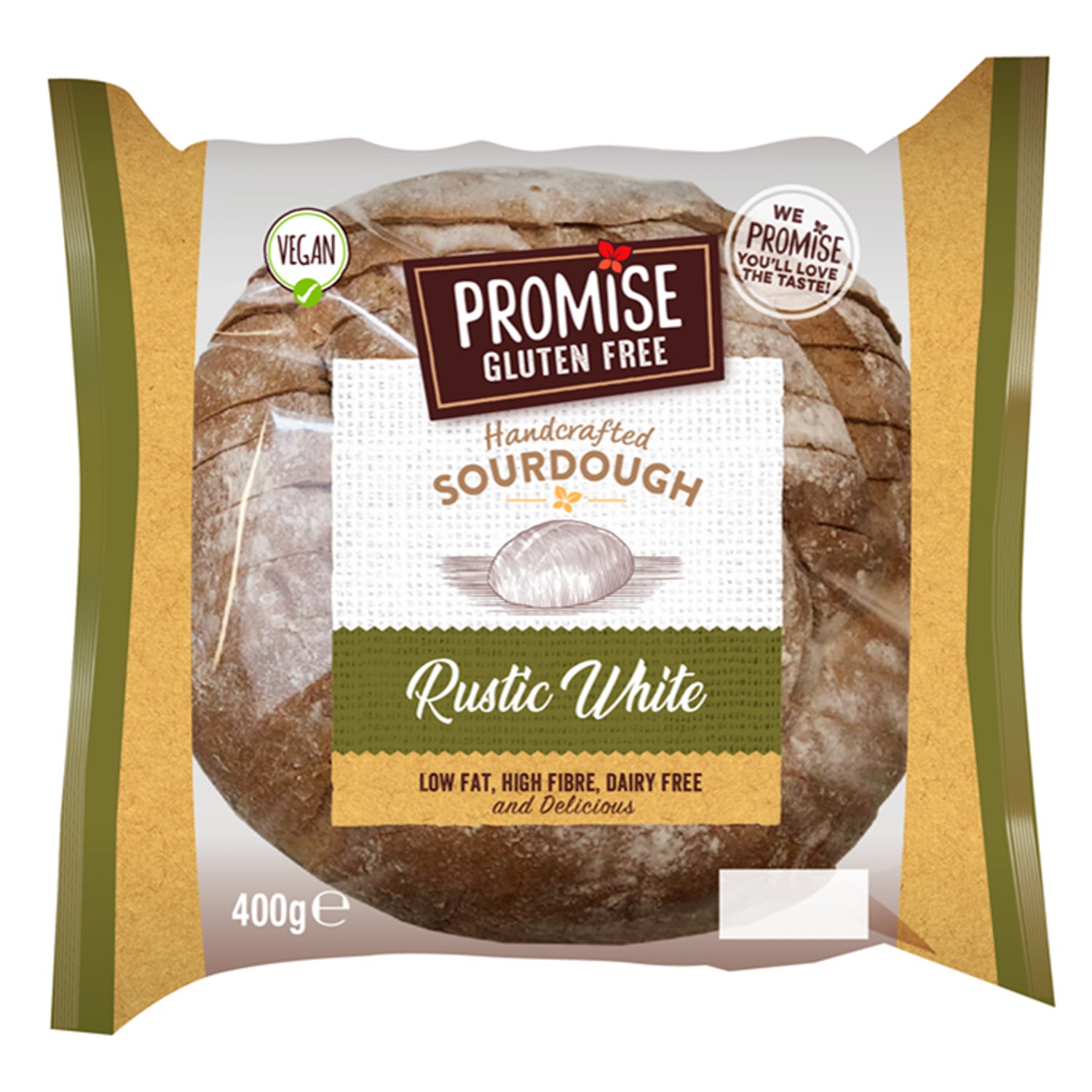 Promise Gluten Free Rustic White Sourdough (480 g)