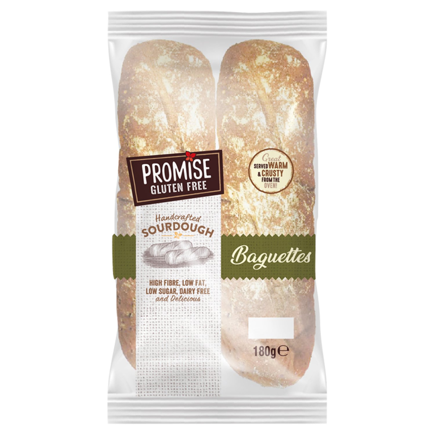 Promise Gluten Free Sourdough Baguette (180 g)