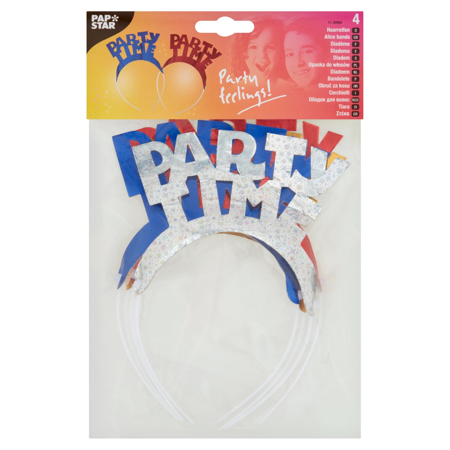 Pap Star Party Headbands (4 Piece)