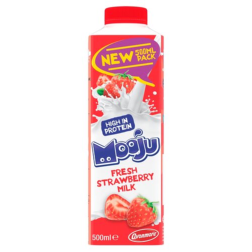 Mooju Strawberry Flavoured Milk (500 ml)